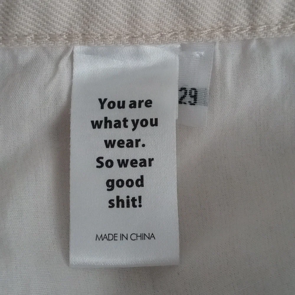 PACSUN VINTAGE LOOSE  WOMEN'S WHITE /TAN PATCH JEANS. SIZE 29 - Picture 13 of 13